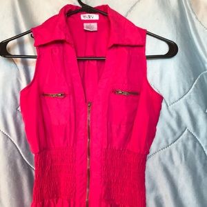 Women’s front zipper dress